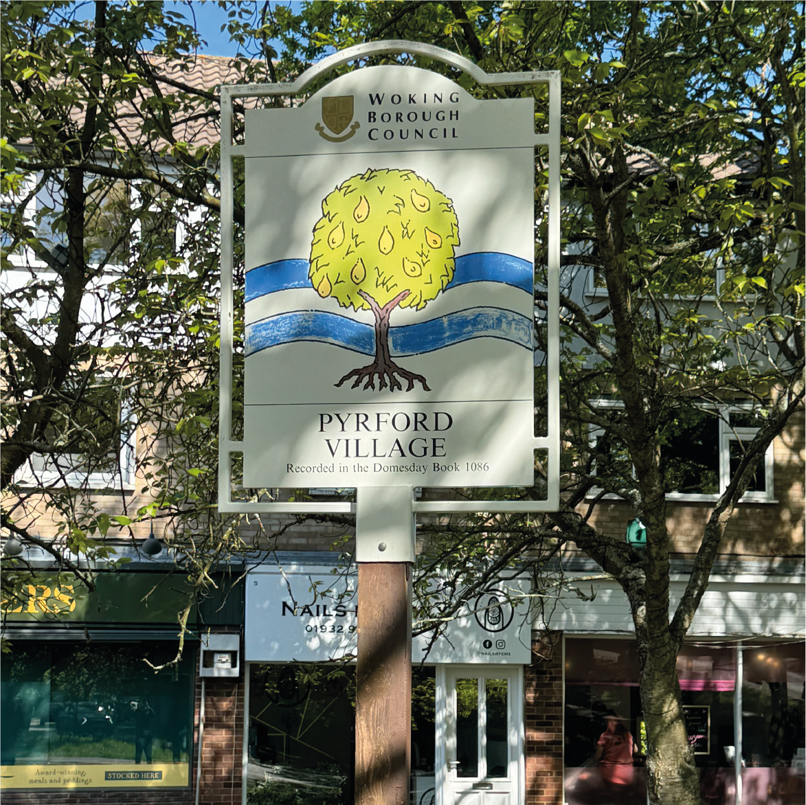 Alexander Rumsey Real Estate - Pyrford village sign
